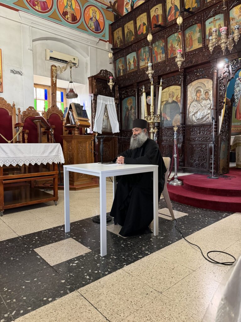 Πνευματική ομιλία στον Ιερό Ναό Αγίας Παρασκευής Επισκοπής